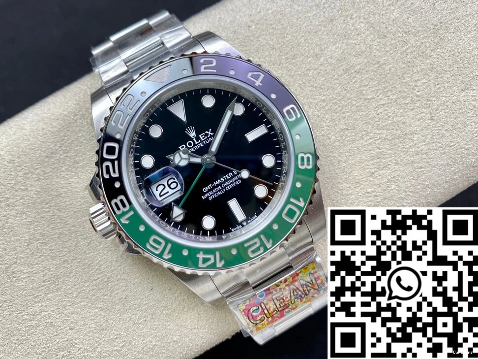 M126720VTNR-0001 Factory II Clean Dial Master GMT Black Rolex 0807